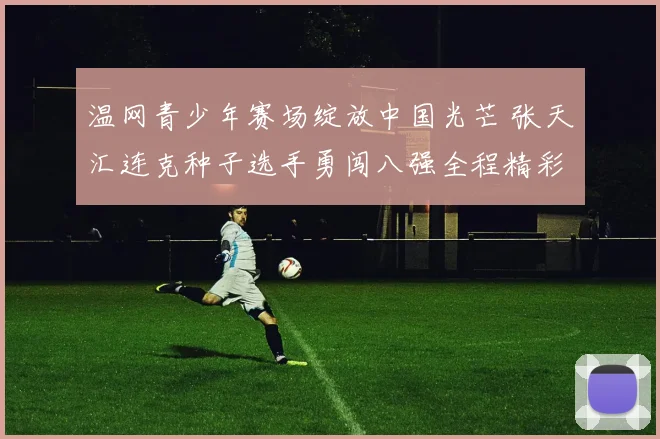 温网青少年赛场绽放中国光芒 张天汇连克种子选手勇闯八强全程精彩复盘